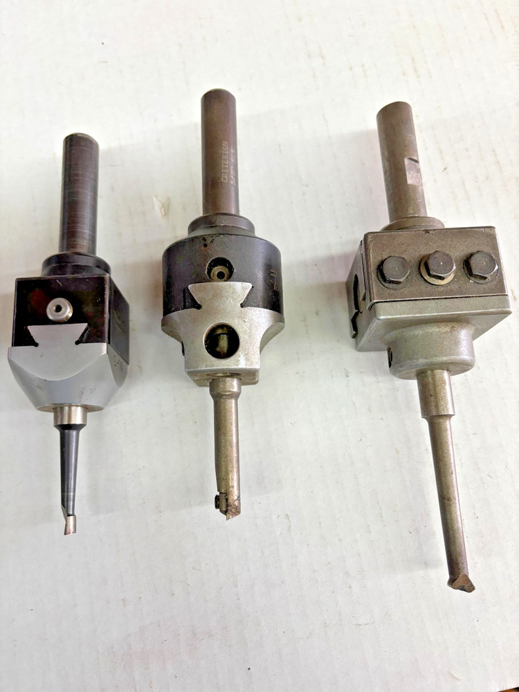 3 CRITERION BORING HEADS