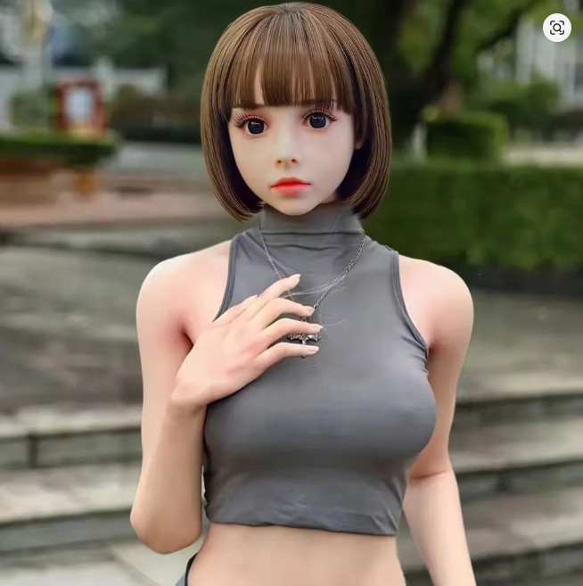 Adult male toy, insertable type, comes with a random female head model, suitable