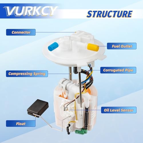 Electric Fuel Pump Module Assembly Compatible with 2013 2014 2015 2016 2017