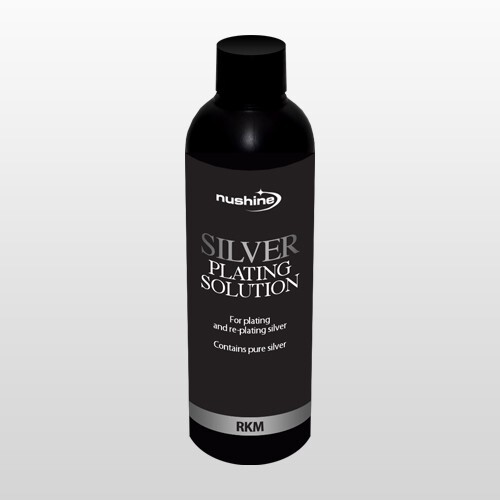 NUSHINE SILVER PLATING SOLUTION -REPLATE YOUR ITEMS WITH SILVER - 100ml  plating