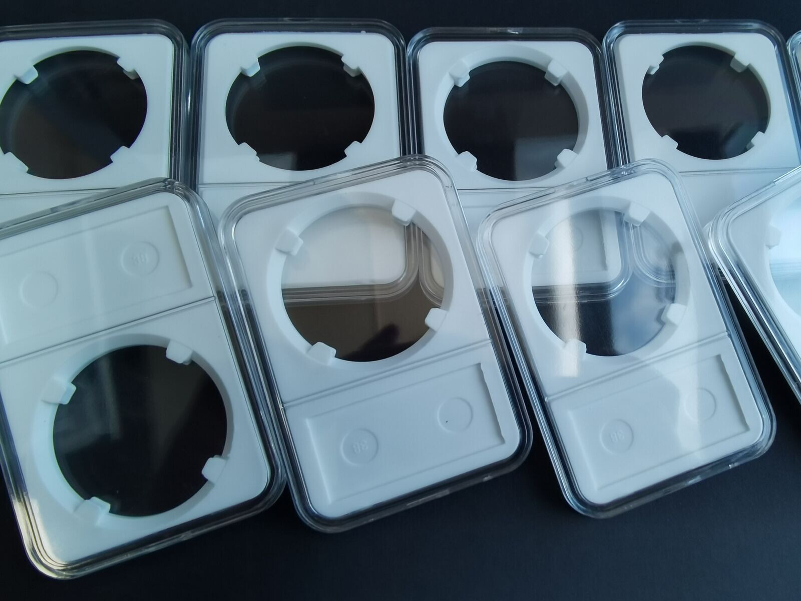 Coin Slab Holders For Grade PCGS NGC Display Storage Collection Box 18 38 40mm