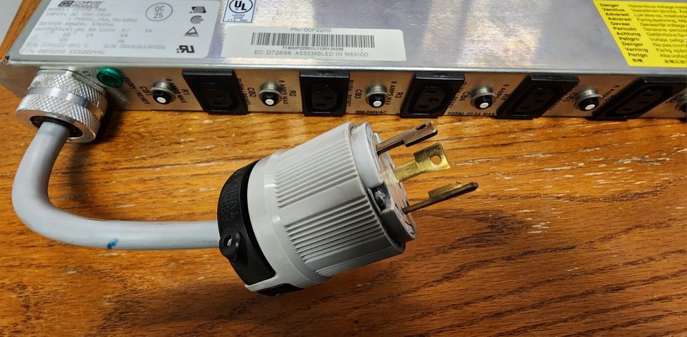 Computer Products CP278 PDD Rack Mount Power Distribution Strip.