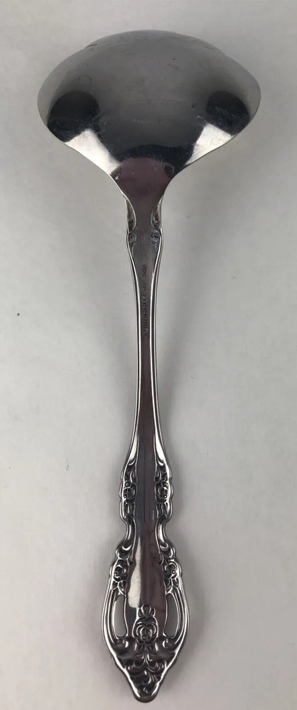 Oneida Community Brahms Stainless Serving Piece Ladle 7 7/8"
