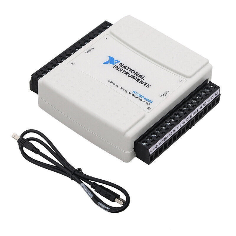 new National Instruments USB-6009 Data Acquisition Card, NI DAQ, Multifunction