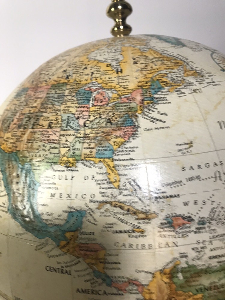 Vintage Globe Cottagecore Replogle 12”