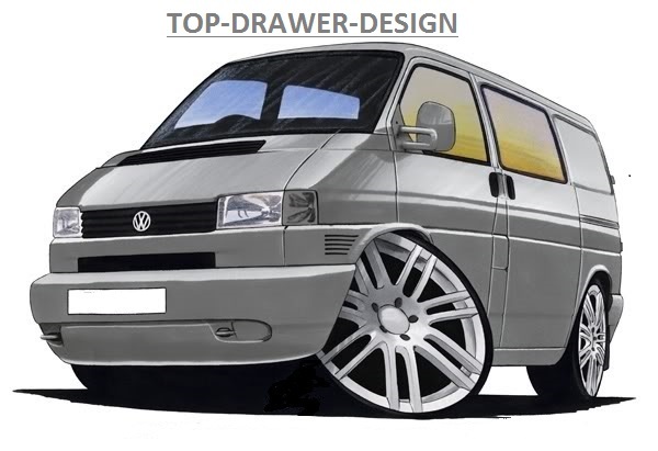 VW T4 Centre console with cup holder & storage...(OS)..