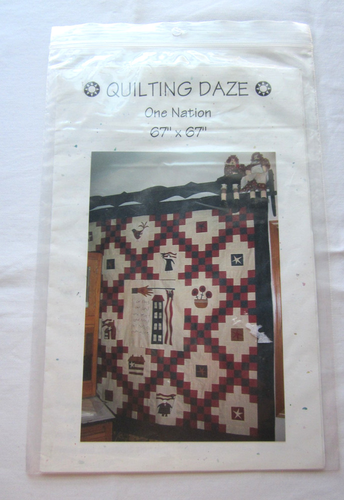 Quilting Daze Pattern - One Nation 67" x 67"