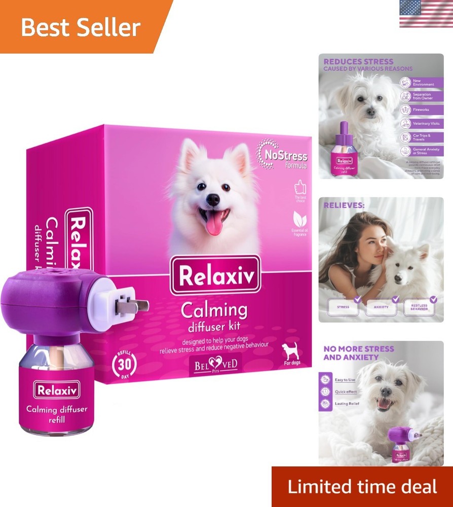 Non-Toxic Dog Calming Diffuser Kit - Relief for Fireworks & Stressful Situations