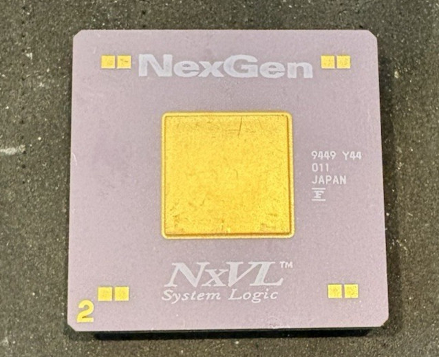 Rare Vintage IBM NexGen 2 NxVL System Logic CPU/Processor Gold Pins Socket 463