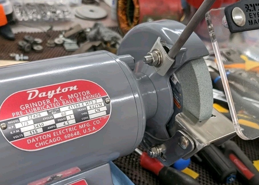 Premium Stainless 6” Bench Grinder Tool Rest Assembly | Dayton & Others | USA