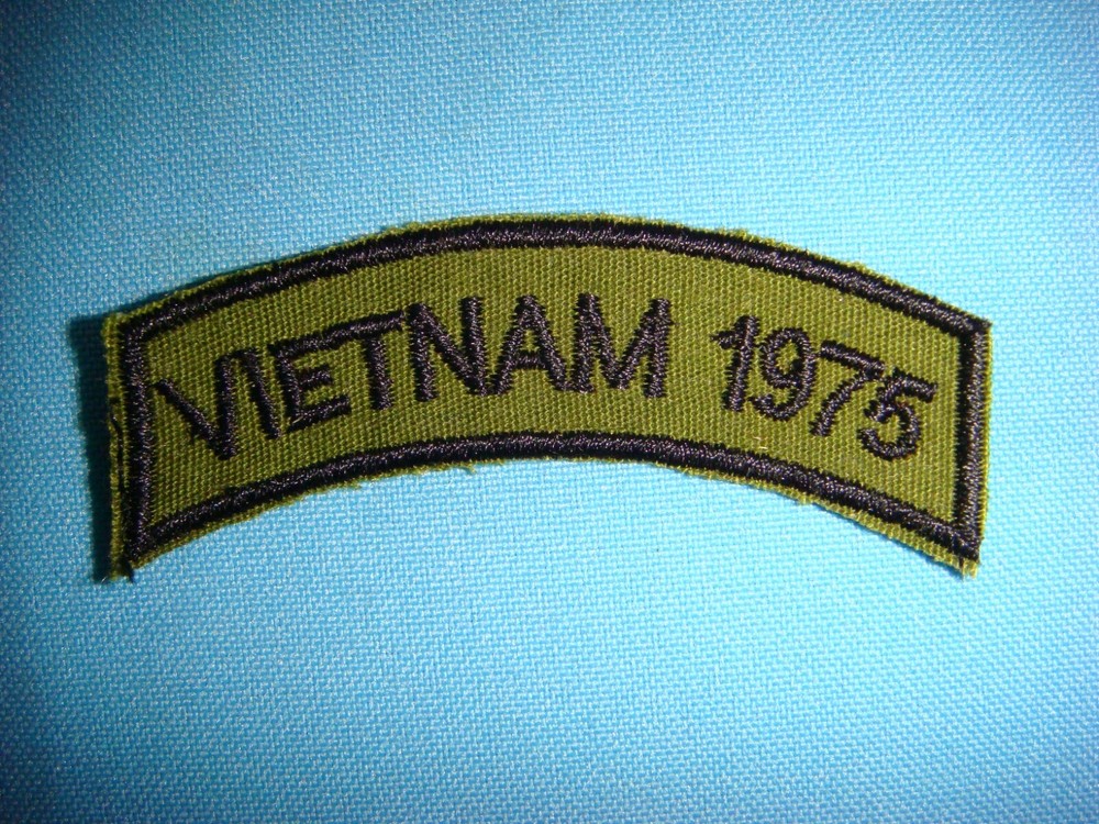 SUBDUED TAB PATCH VIETNAM 1975 year