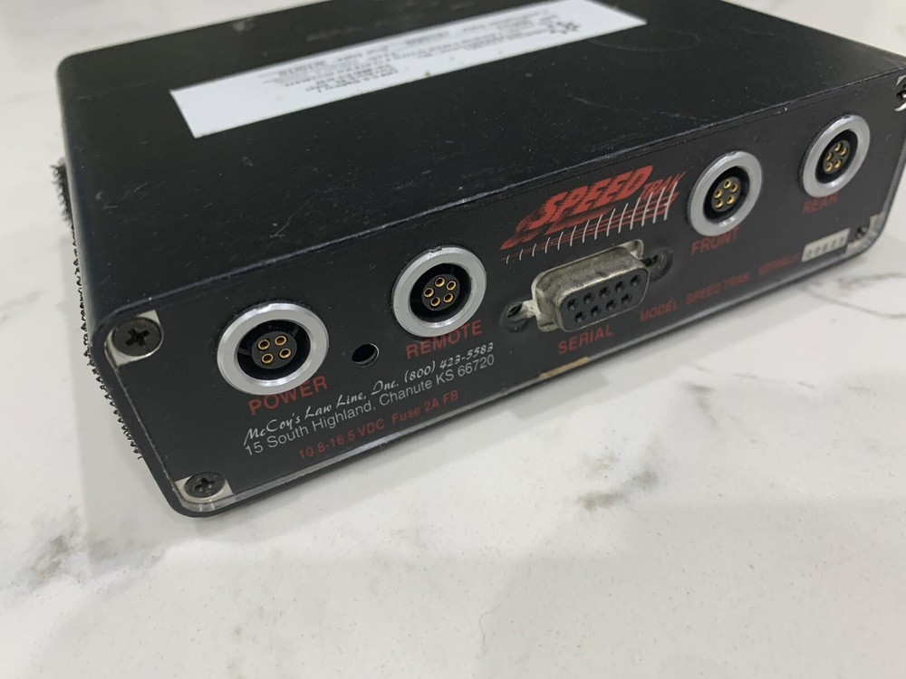 SpeedTrax Radar Counting Unit -UNTESTED For Parts-