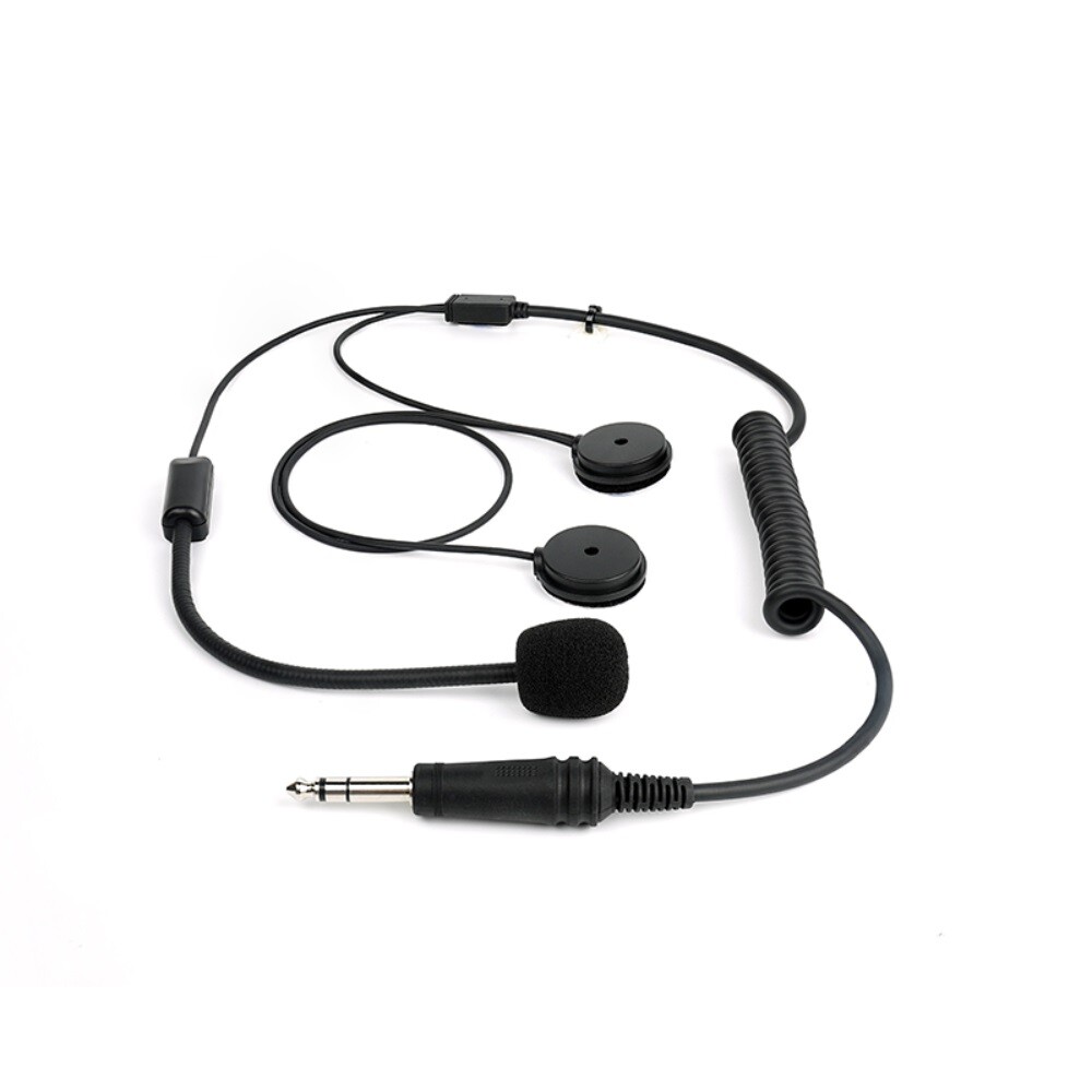 Terratrip Professional Intercom Headset For Open Face Race / Rally Helmet
