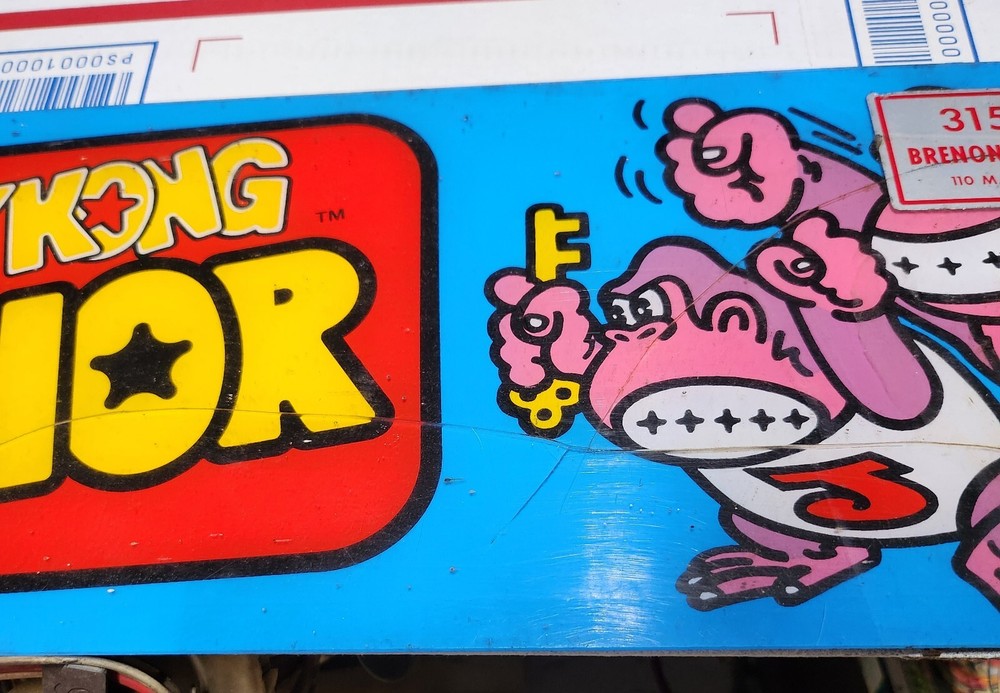 Donkey Kong Jr Original Marquee