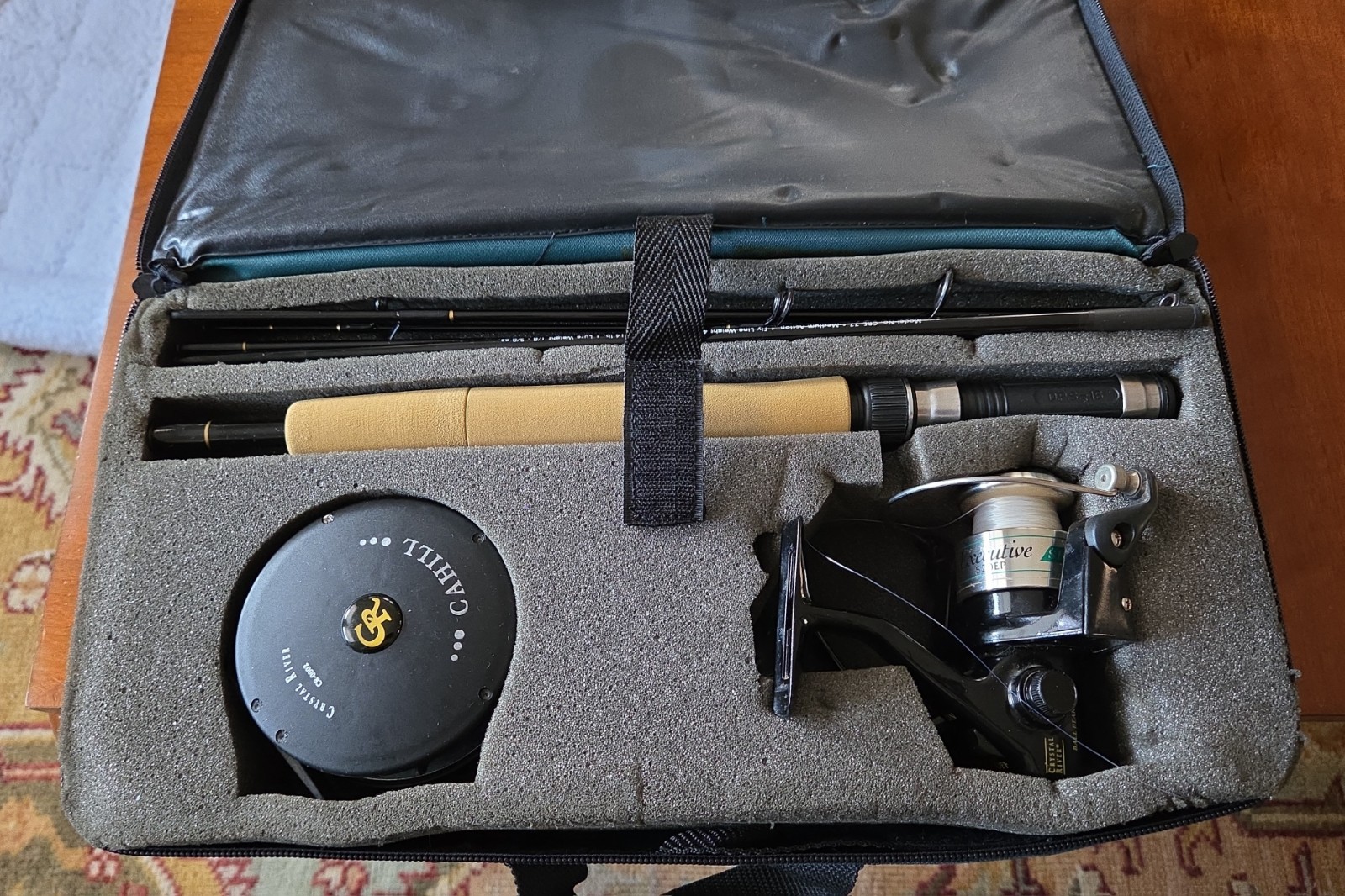 Crystal River Executive Series Spin/Fly Rod/Reel Combo 7ft Graphite Rod Complete