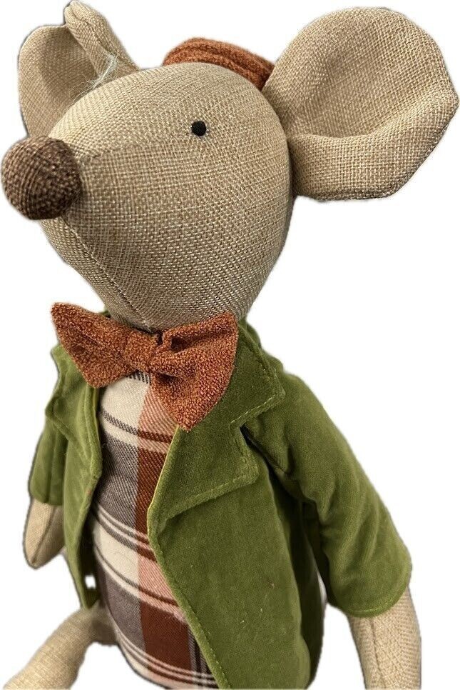 Loving Kindness Plush Mouse Decor Bean Bag Bottom Shelf Sitter