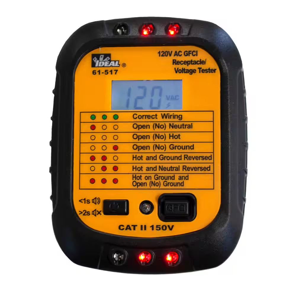 GFCI Receptacle/Voltage Tester