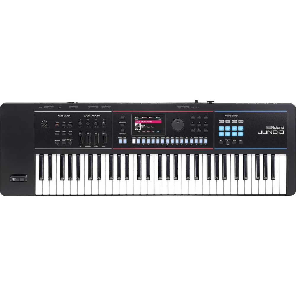 Roland Juno-D6 61-Key Synthesizer KEY ESSENTIALS BUNDLE
