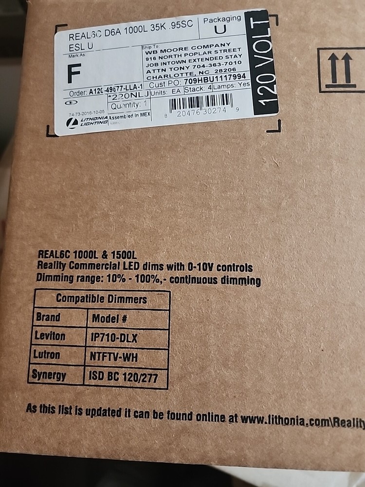 Lithonia LED Real6C 1000L Dimmable Can Light