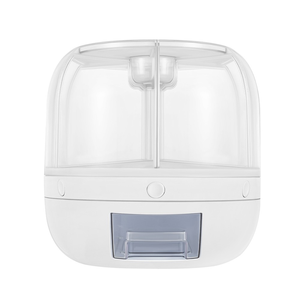 360° Rotatable Cereal Grain Dispenser Storage Box Kitchen Rice Container US