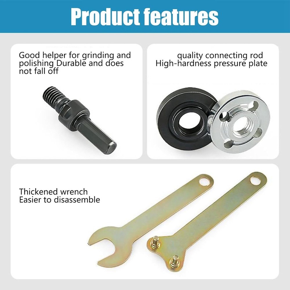 Angle Grinder Connector Workshop Maintenance Tools Drill Cutting Conversion1306