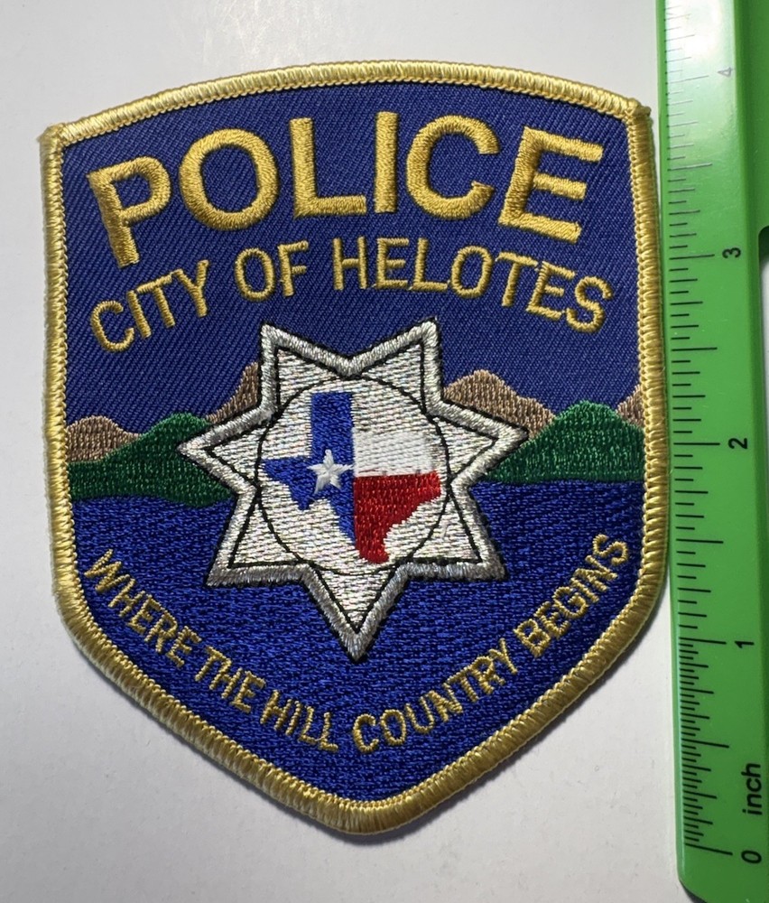 Helotes Texas Police Patch ~ Style 2