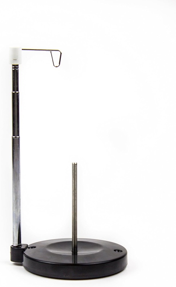 Adjustable Thread Spool Holder with Heavy Plastic Base for Smooth Sewing