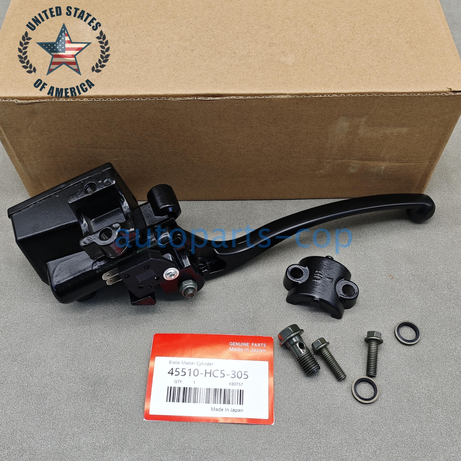 OEM 7/8" Front Brake Master Cylinder For Honda FourTrax 300 TRX300 1988-2000 USA