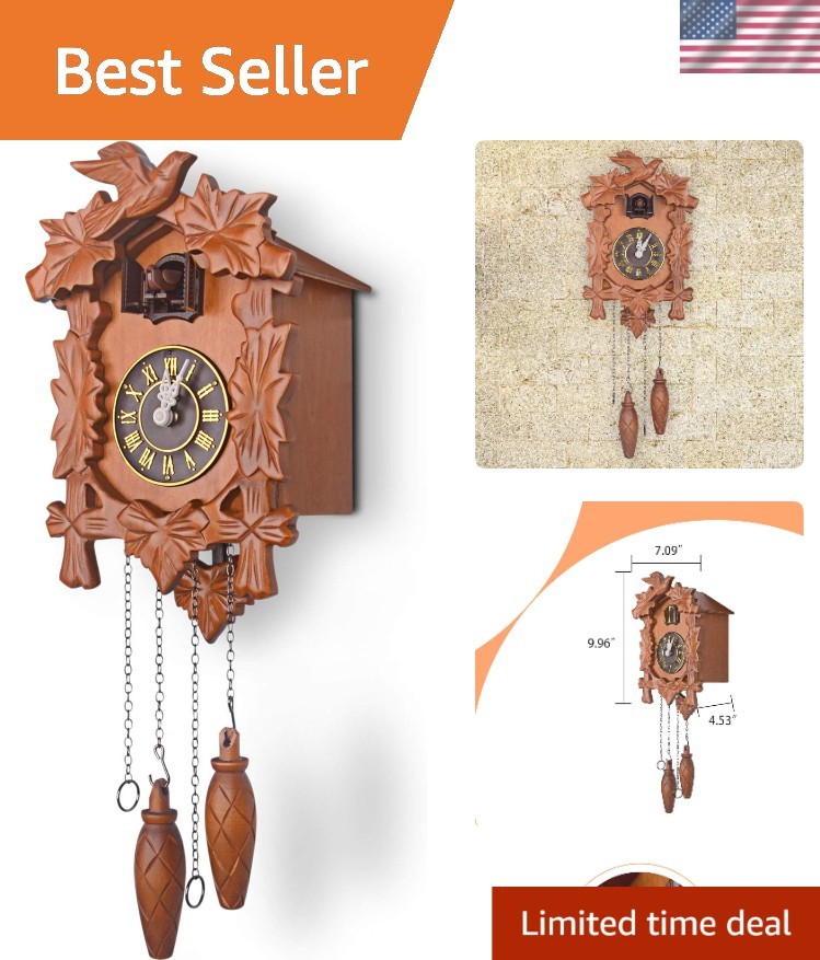 Handcrafted Wood Cuckoo Clock MX025