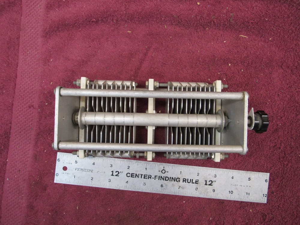 Vintage Johnson Air Variable Capacitor HAM Amplifier/Tuner 2x 20-70 pf +/-