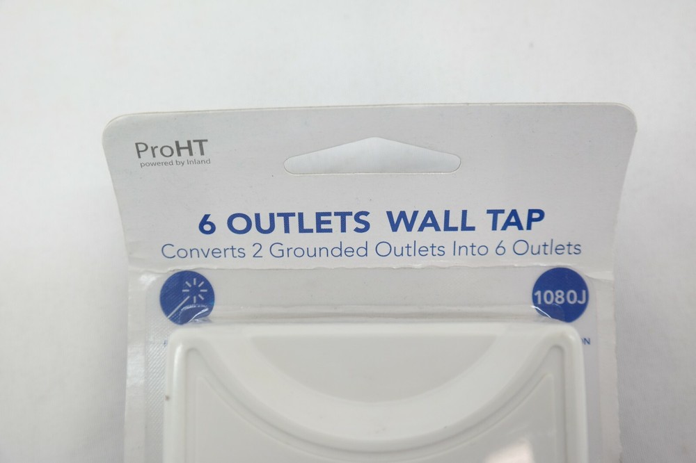 Grounded 6 Outlet Wall Tap ( side outlets ) TF