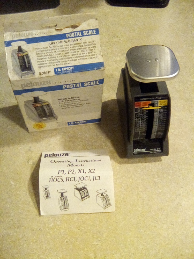 Pelouze P1 Postal Scale 1lb Capacity
