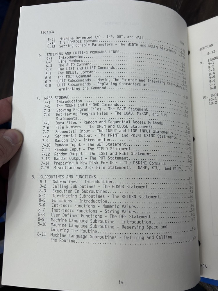 MITS Disk Extended Basic Reference Manual c. 1978