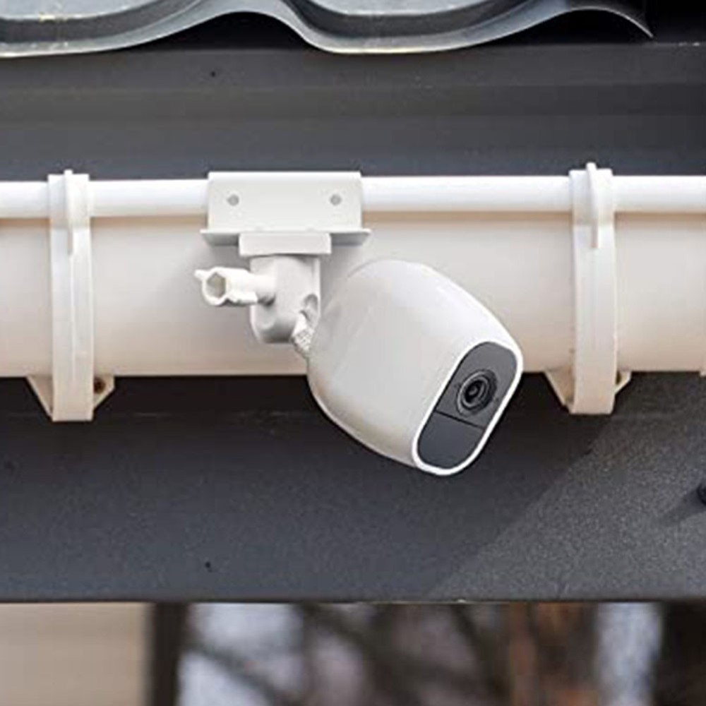 Rain Gutter Mount Bracket for Weatherproof Security Cameras Enhanced Protection
