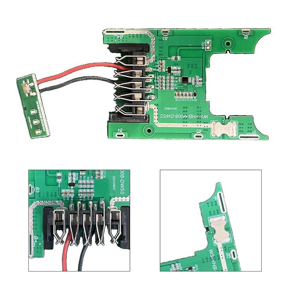 Battery Assembly Support with DCB200 Compatible Circuit Protection Board