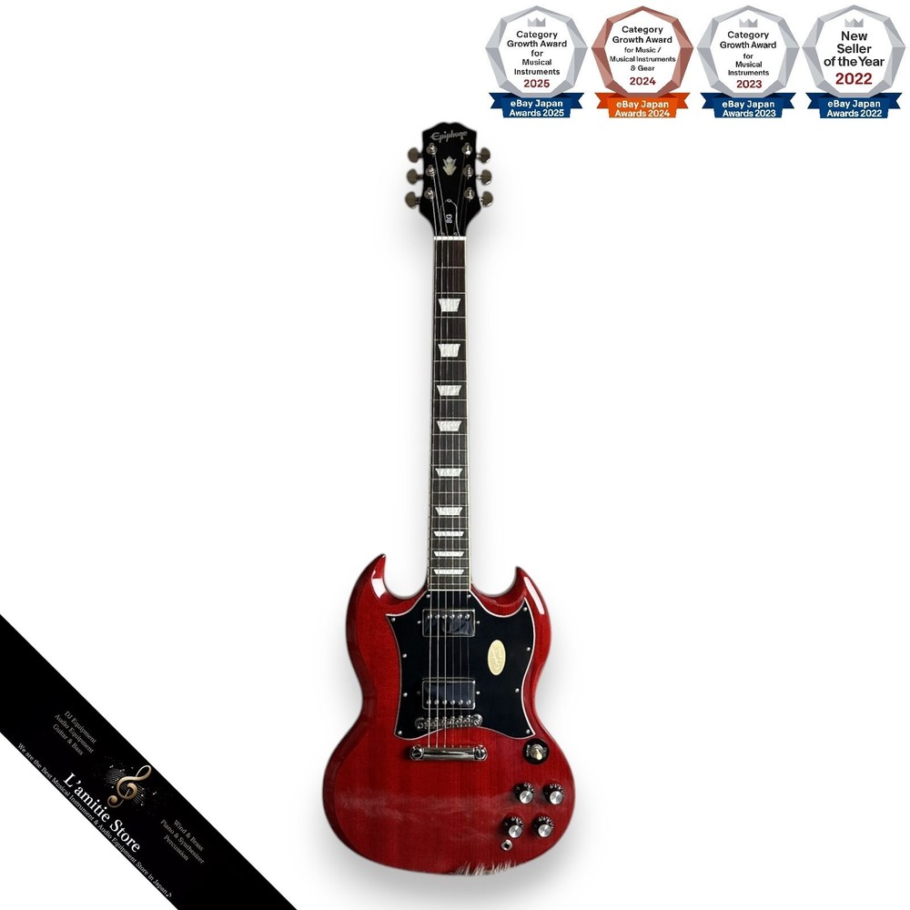 Epiphone SG Standard Cherry Electric Guitar with Soft Case