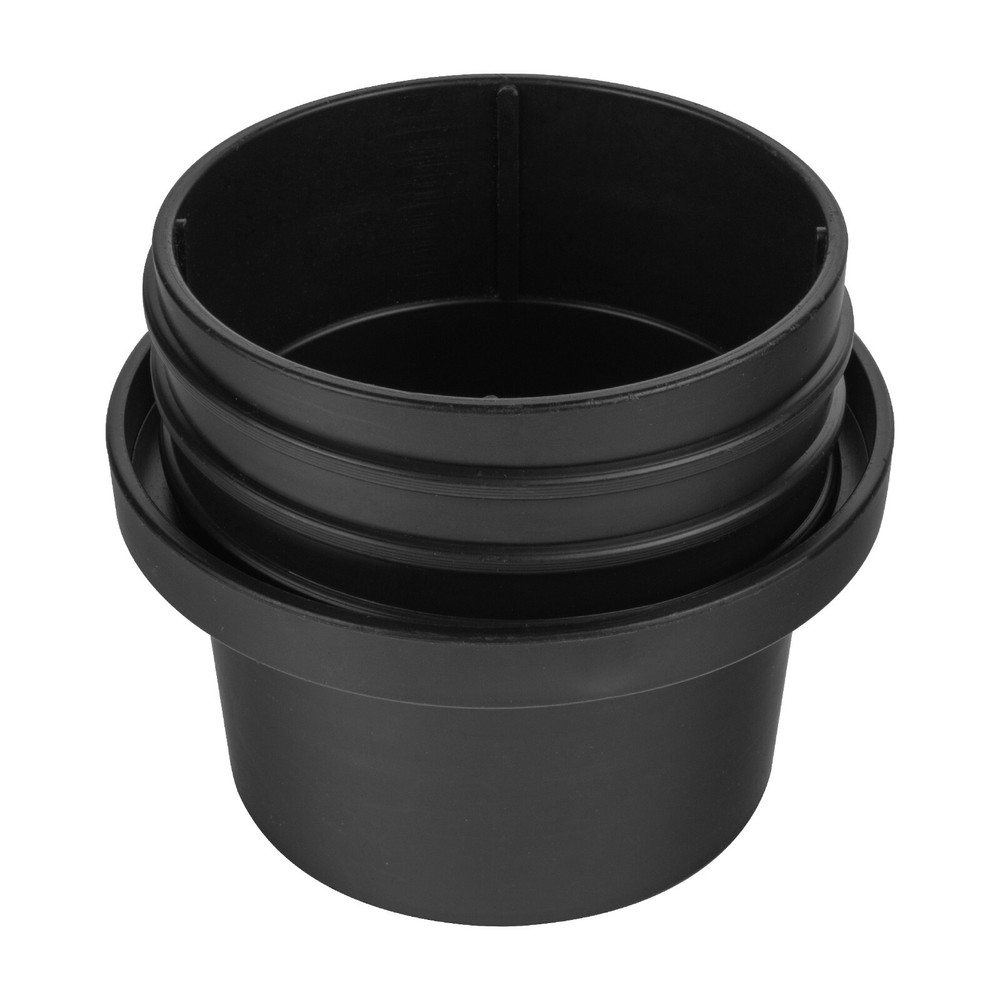 POWERTEC Screw End Quick Coupler for 4" Hose, Left-Hand Threaded Adapter (70193)