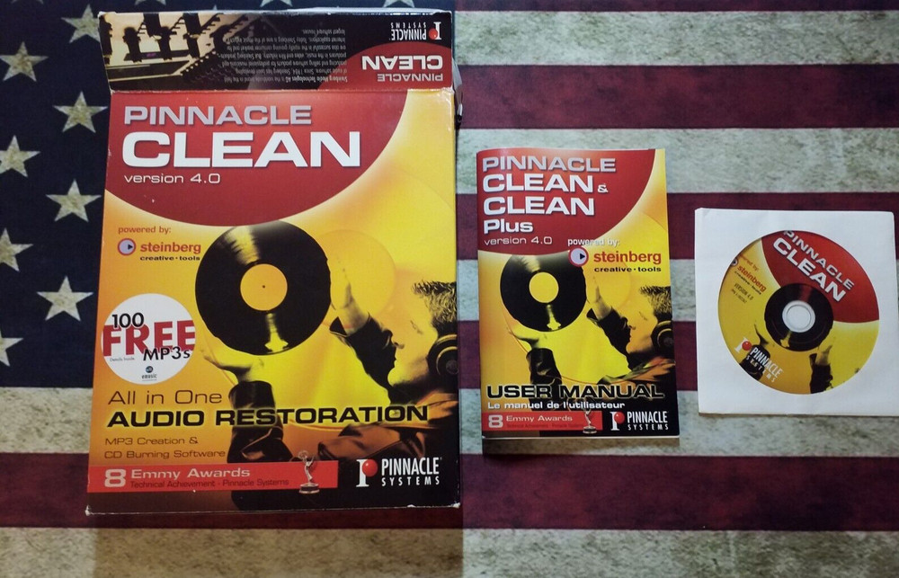 Pinnacle Clean Audio Restoration and CD Burning Software Version 4.0