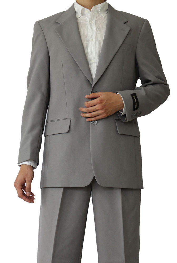 Men's Basic 2 Button Single Breast Work Suit 702P Multi-Color 38~56