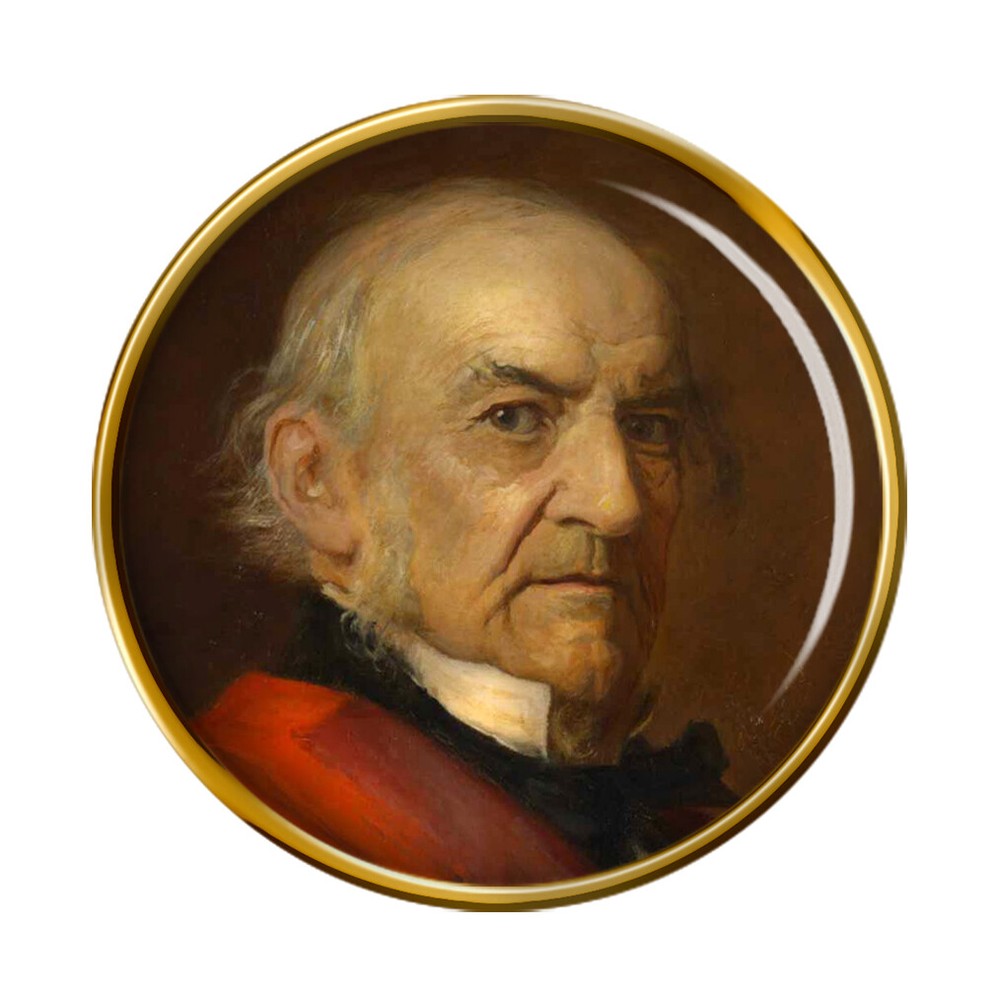 William Ewart Gladstone Pin Badge