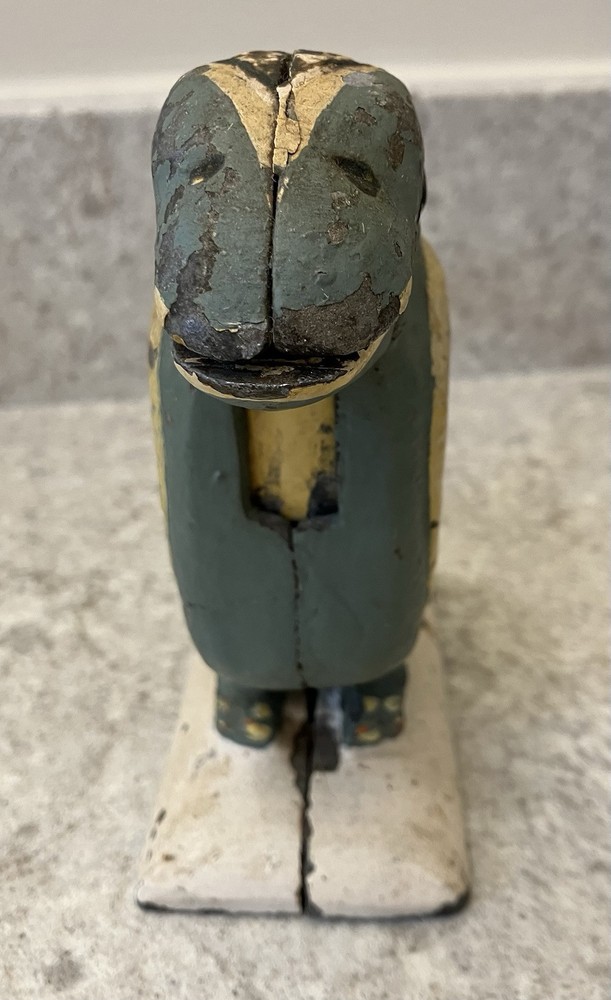 ANTIQUE PRIMITIVE CAST IRON PARROT NUT CRACKER TOOL