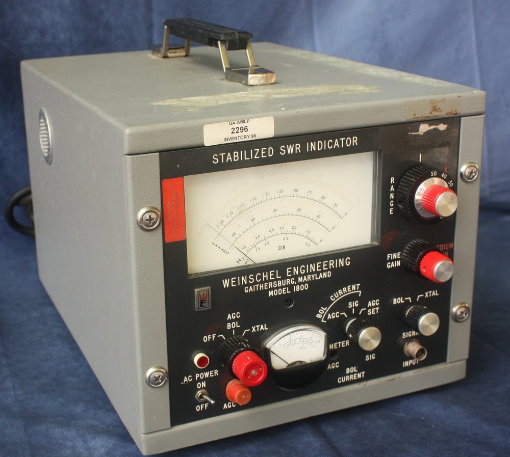 Weinschel Engineering Stabilized SWR Indicator Model 1800