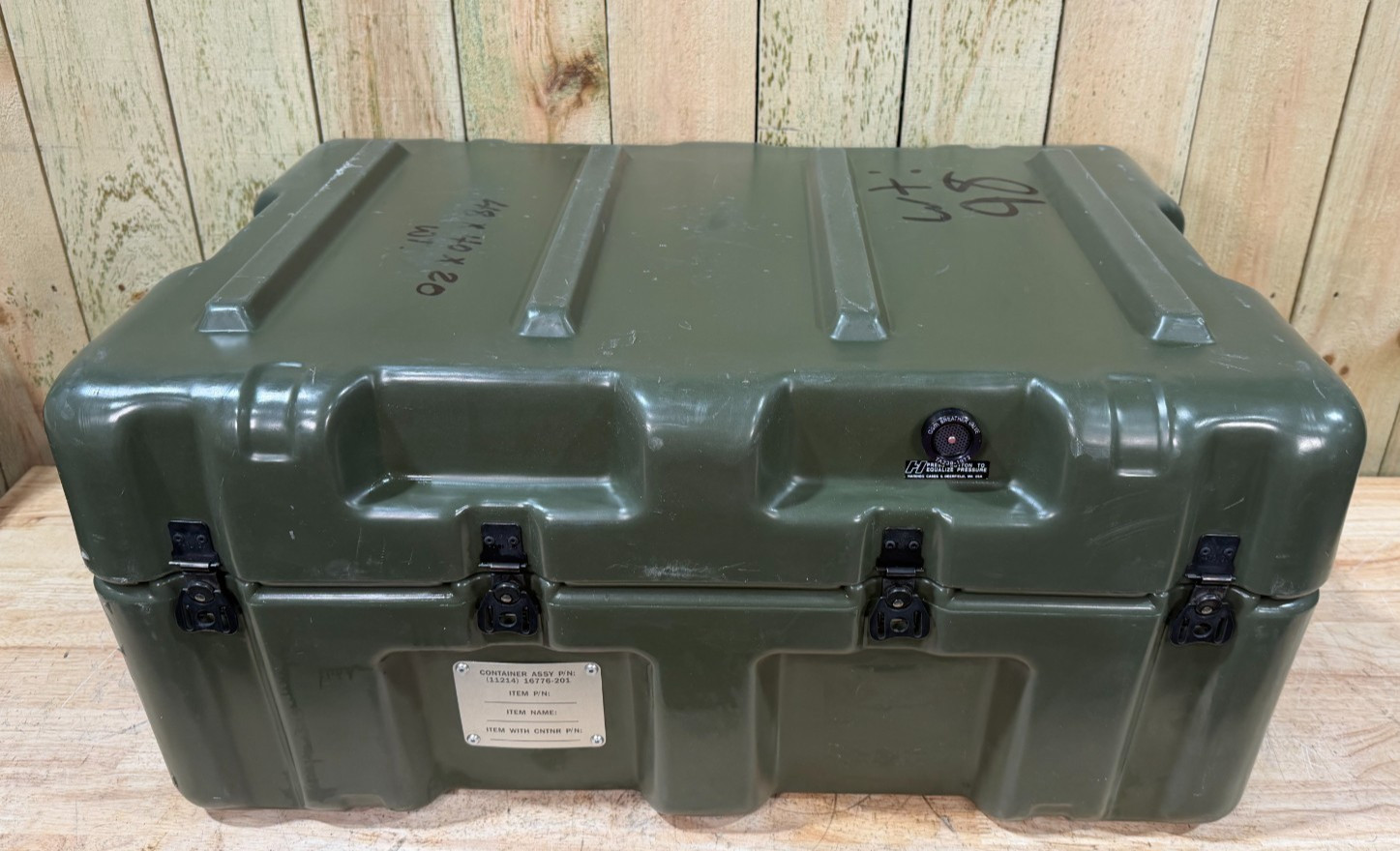 Pelican Hardigg Footlocker Green Case 31x21x15 Military Medic Waterproof