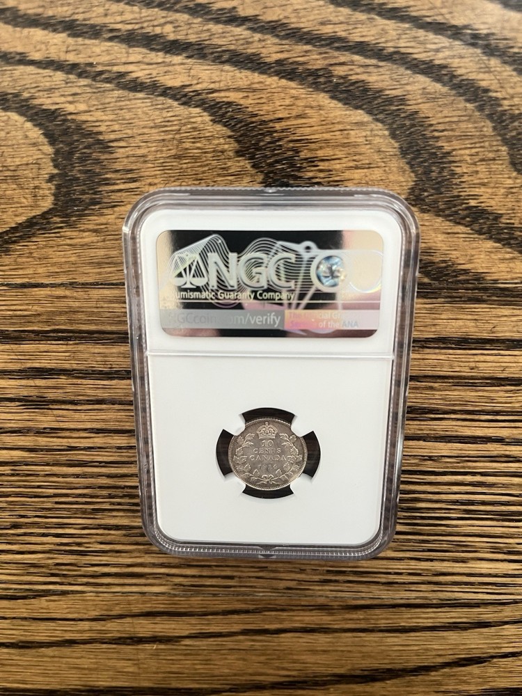 1914 Canada 10c NGC MS62