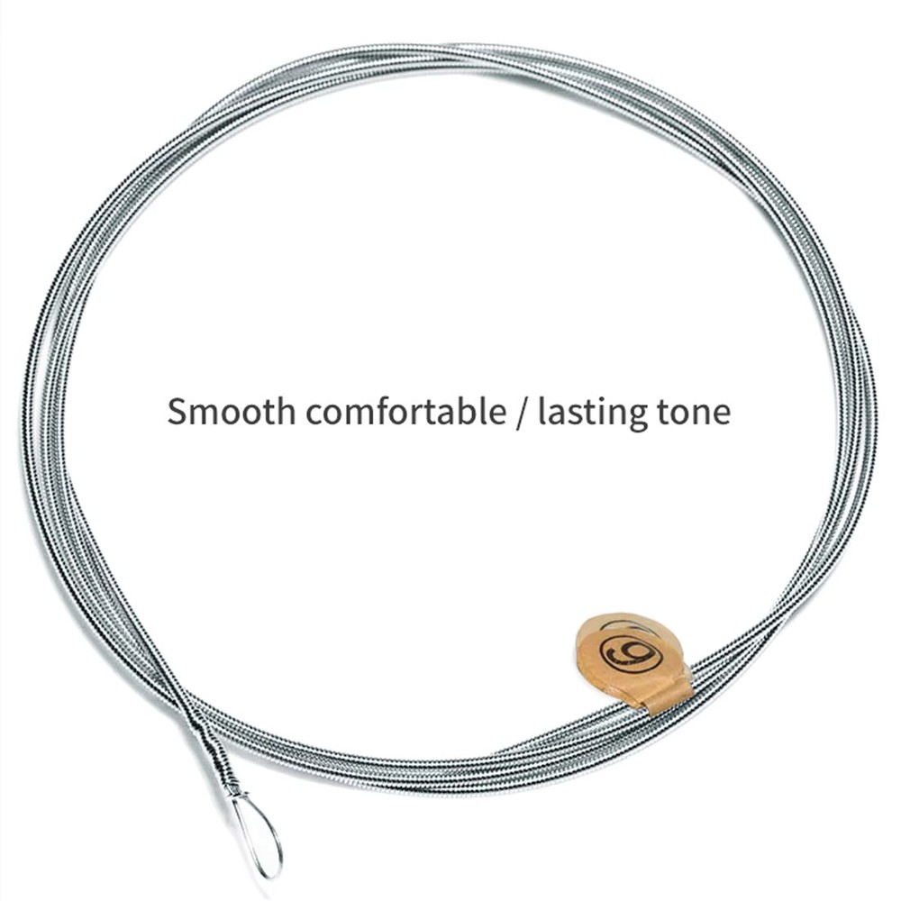 6 Strings Banjo Strings Nickel Alloy Wound Hexagonal Steel Core Rust Resistant S