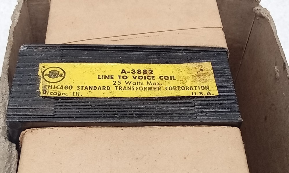 NOS Stancor A 3882 / 25w output transformer