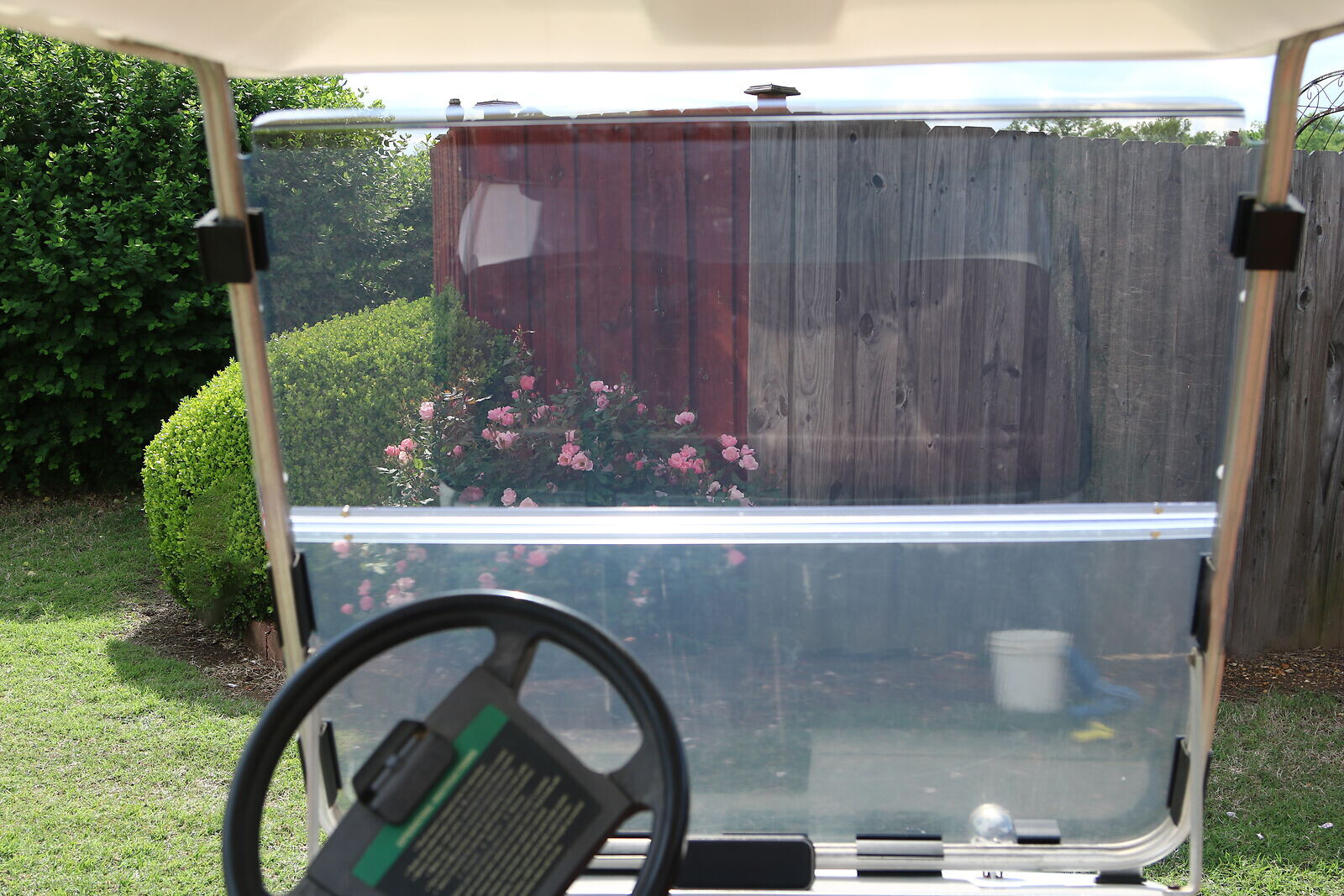 For Club Car DS 1982-2000.5 Golf Cart Tinted Folding Windshield Windscreen