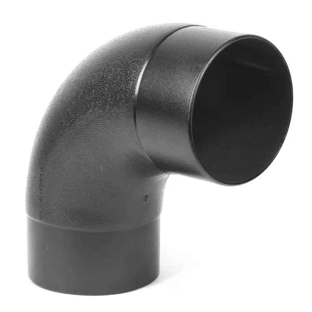 4 In. Elbow Connection Adapter for Dust Collection Systems