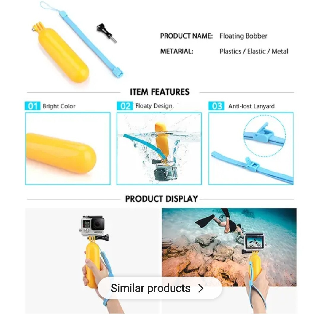 50-in-1 for Gopro Hero 13 12 11 10 9 8 7 6 5 Camera Accessories Accessory Kit