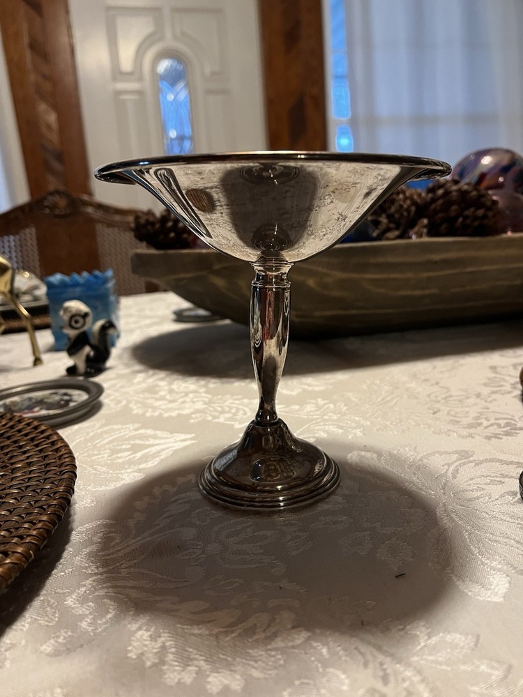 Weighted Sterling Silver Compote AS IS 252 Grams
